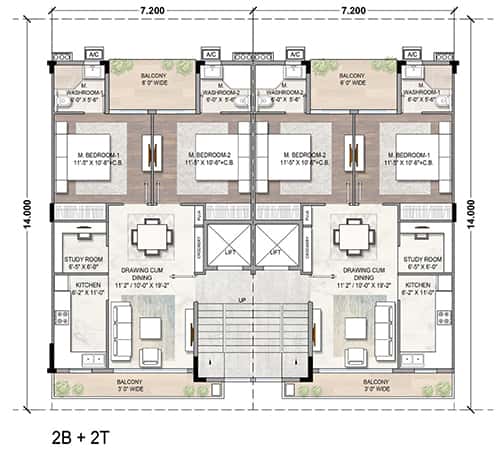 Smartworld Gems - Floor Plan 1