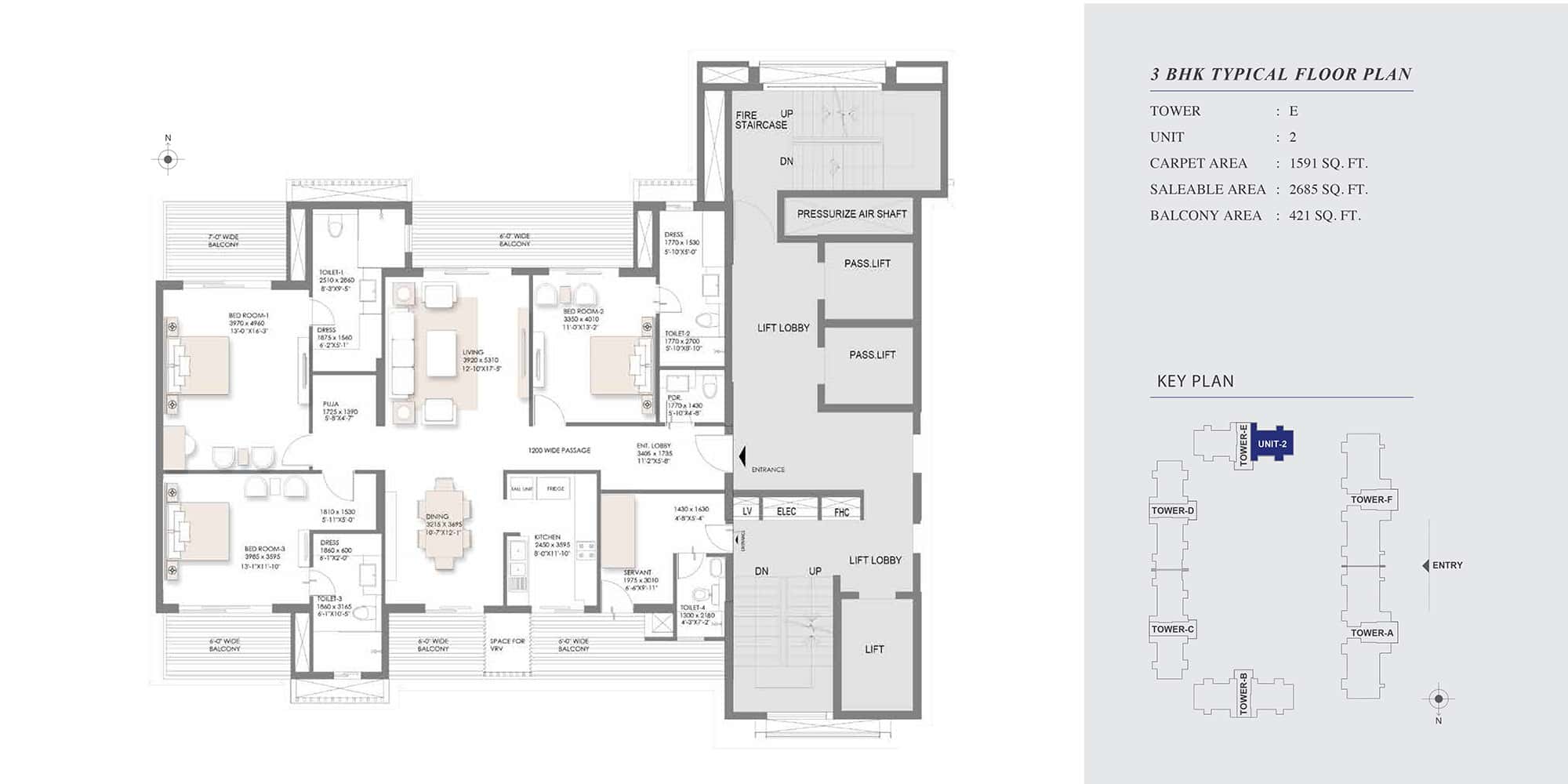 Suncity Platinum Towers - Floor Plan 1