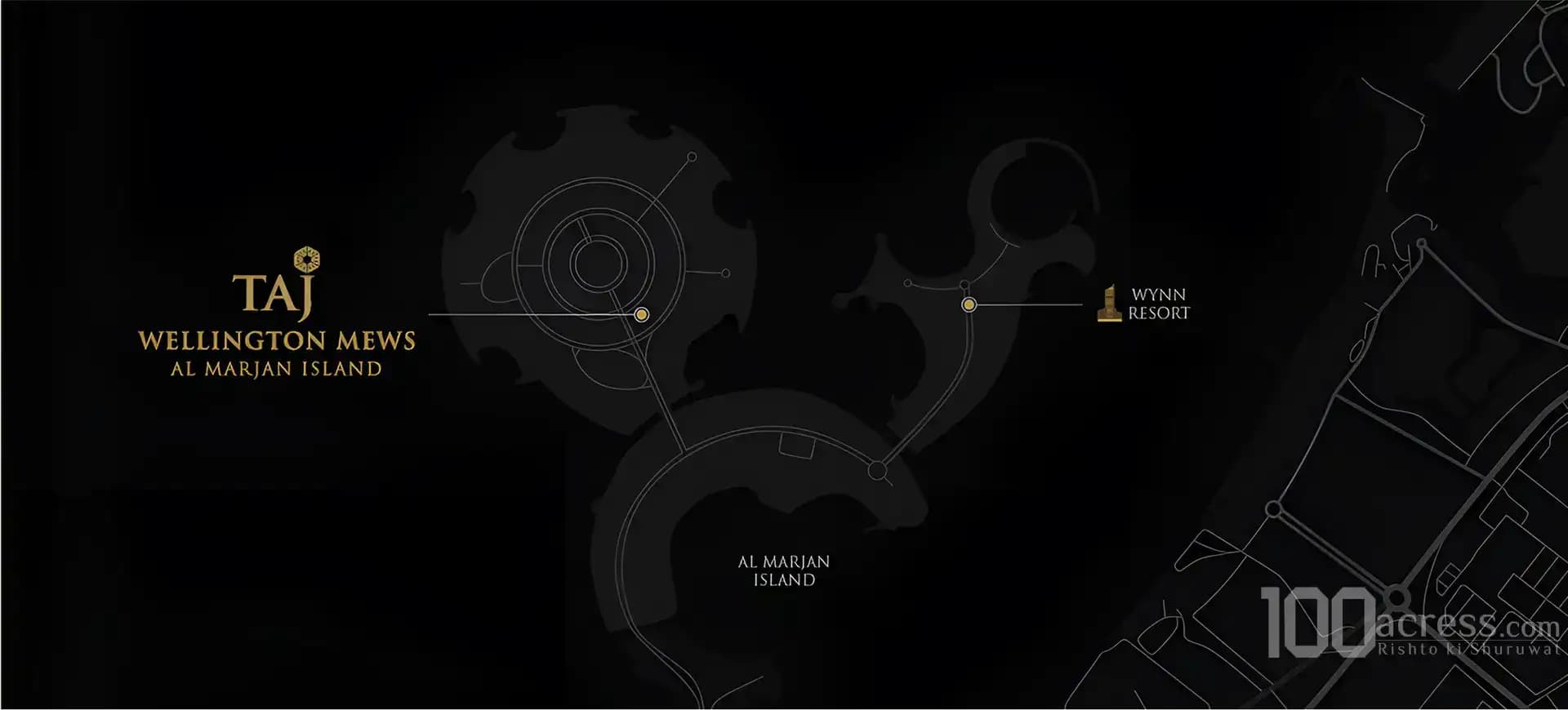 BNW Taj Wellington Mews Location Map