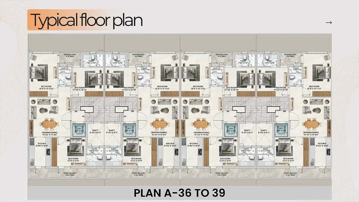 LID Floors at Anant Raj Estate - Floor Plan 1