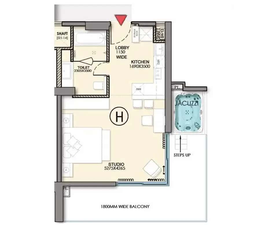 Central Park Belaperla - Floor Plan 1