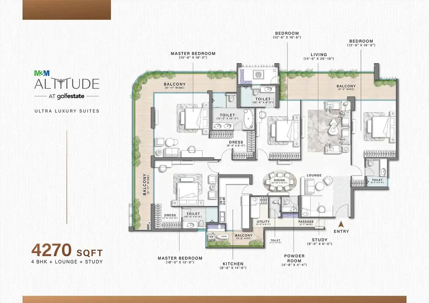 M3M Altitude - Floor Plan 1