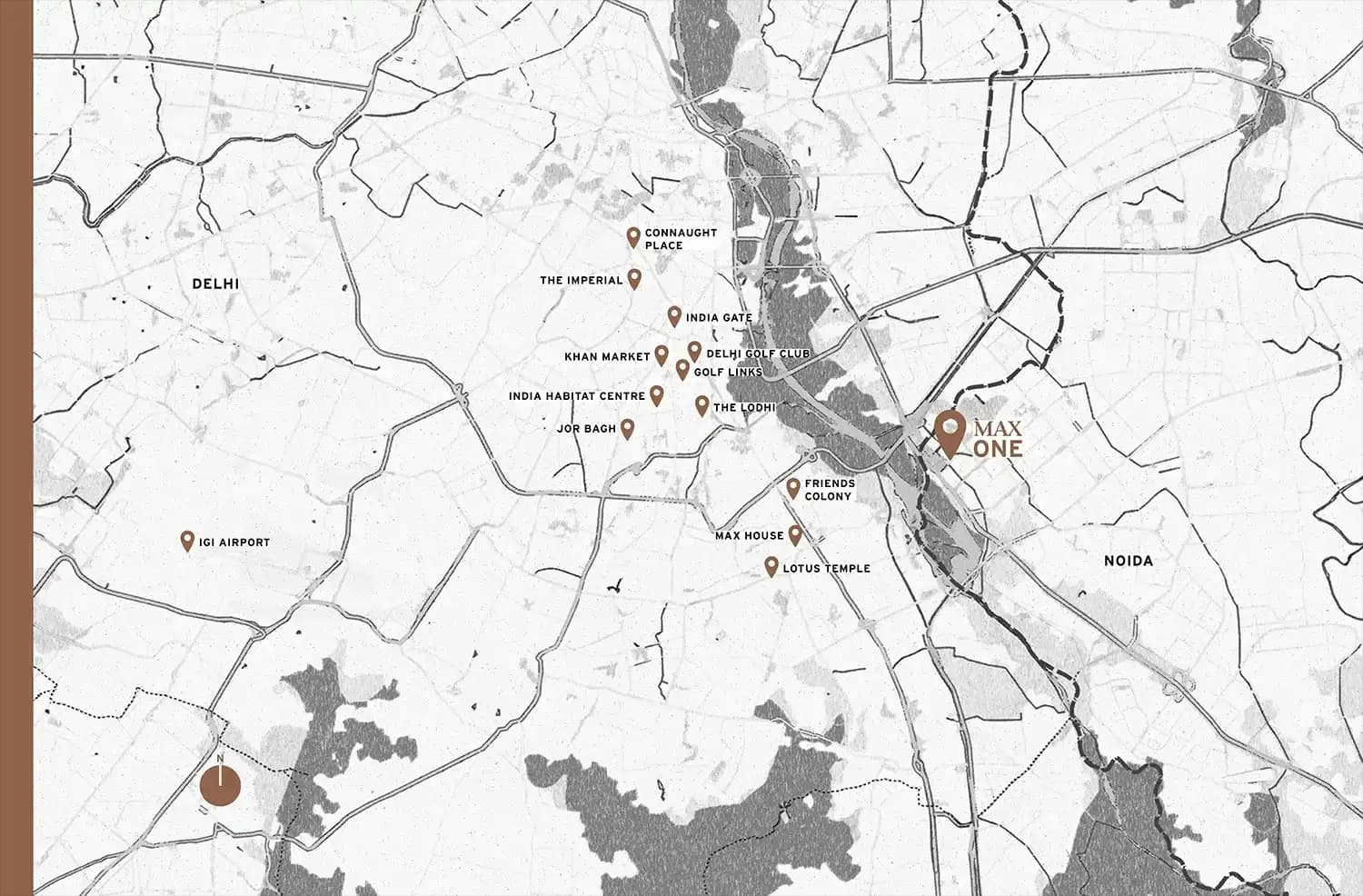 Max Estates One Location Map
