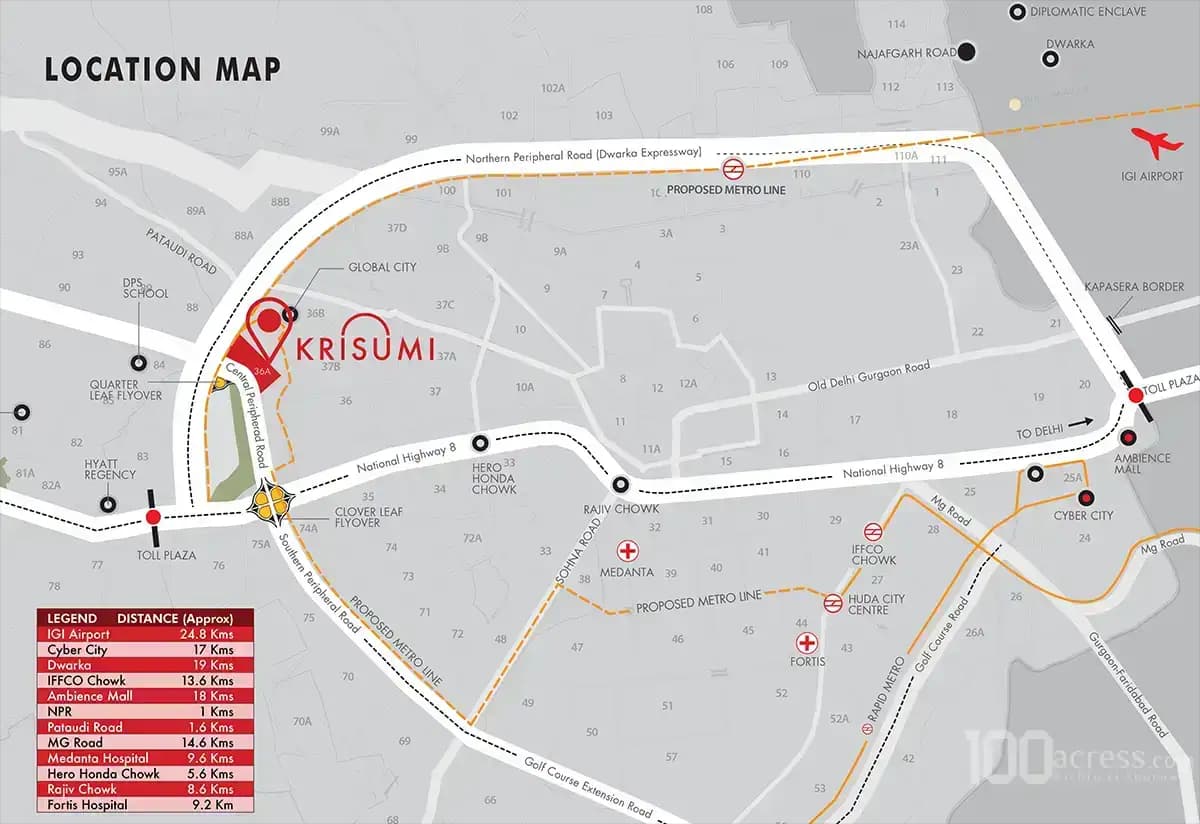 Krisumi Forest Reserve Location Map