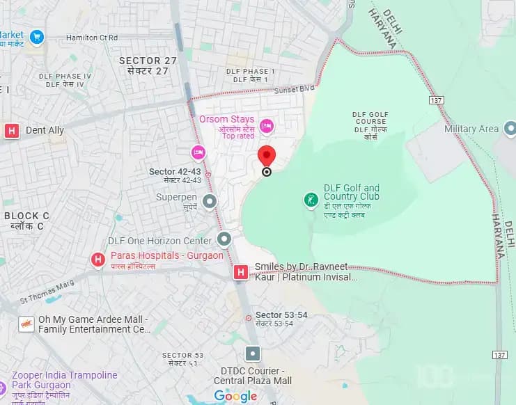 Experion One 42 Location Map