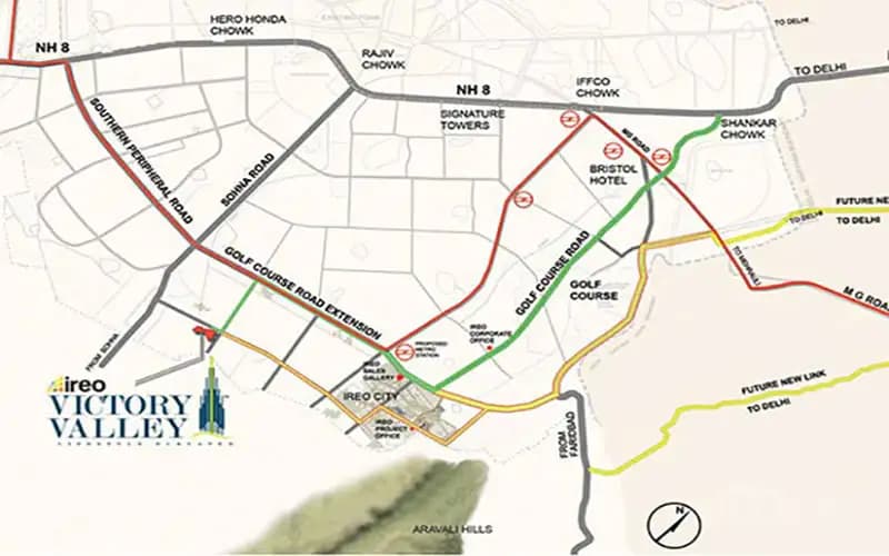IREO Victory Valley Location Map