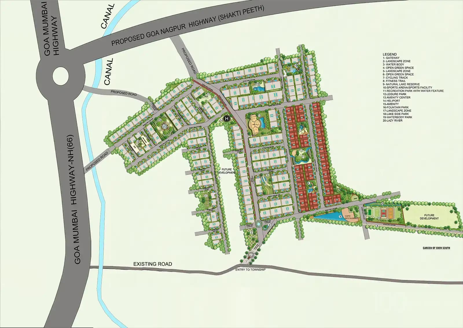 Master Plan Acqua Front Villas