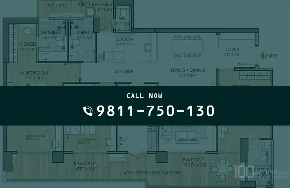 Orris Woodview Residencies - Floor Plan 1
