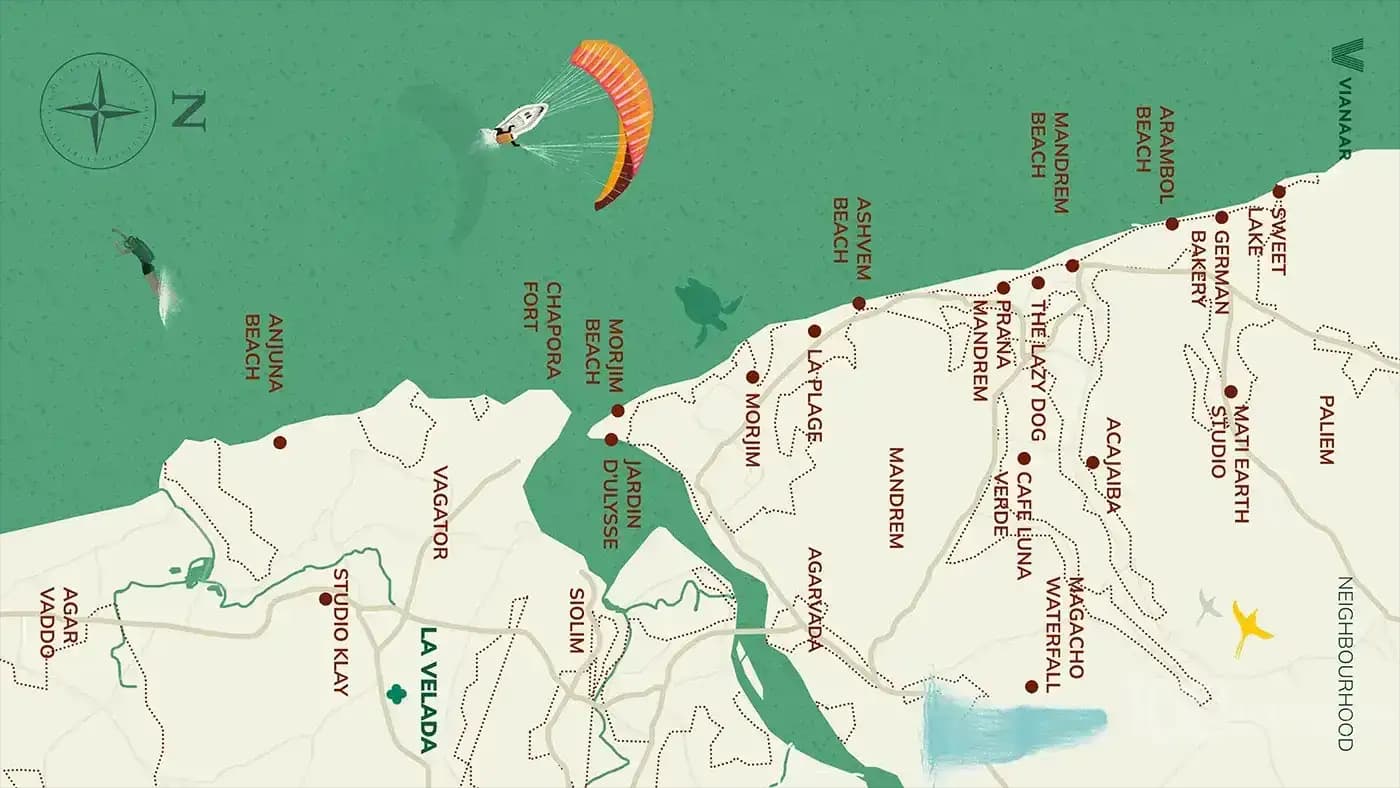 Vianaar La Velada Location Map