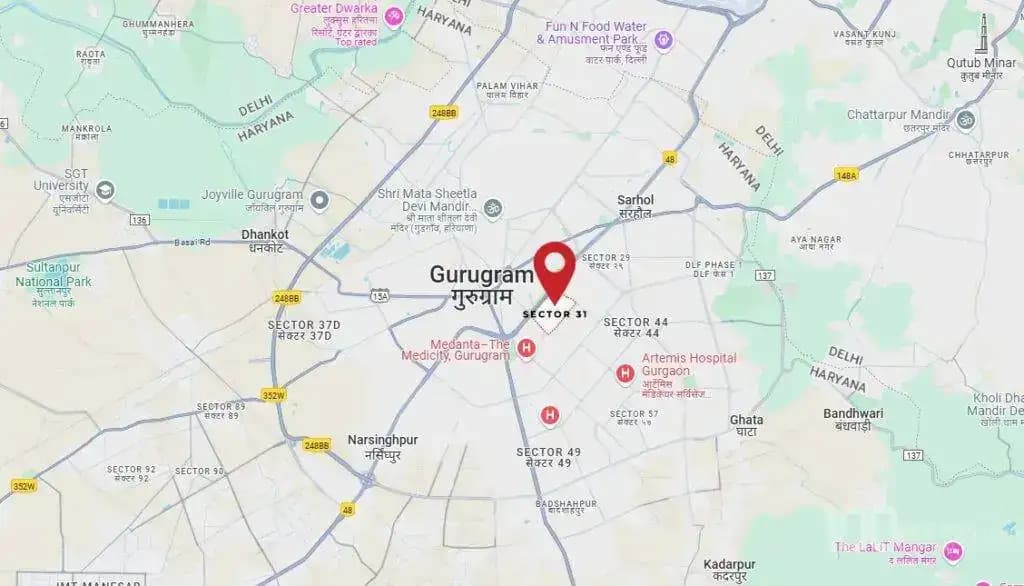 Birla Arika Location Map