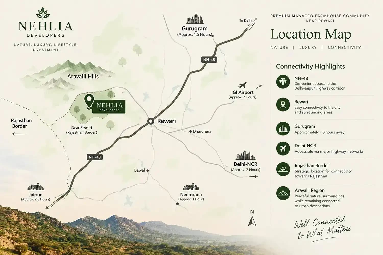 Nehlia Santo Hills Location Map